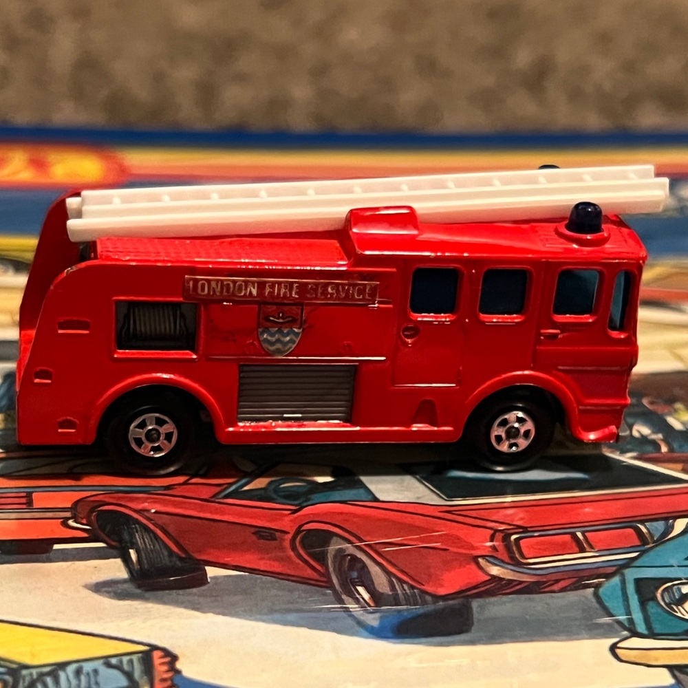 Vintage Matchbox No. 36 Merryweather Fire Engine 1969 Lesney England